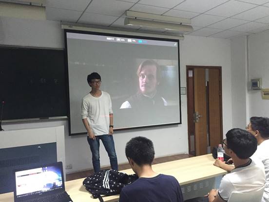 图注：王世航同学分享观后感